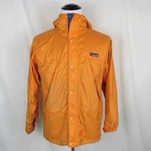 Patagonia Kids 14 Rain Jacket Hood Orange